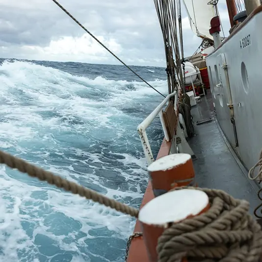 Una ruta única a la Antártida