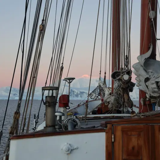 Una ruta única a la Antártida