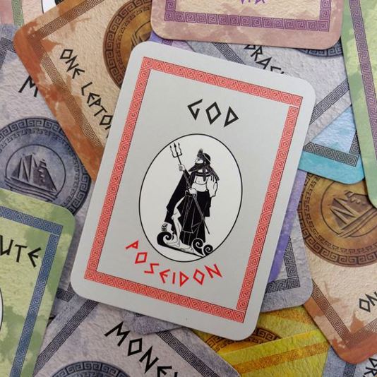 EmbarQ Spiel-Serie. Erste Ausgabe: Griechische Mythen Kartenspiel.