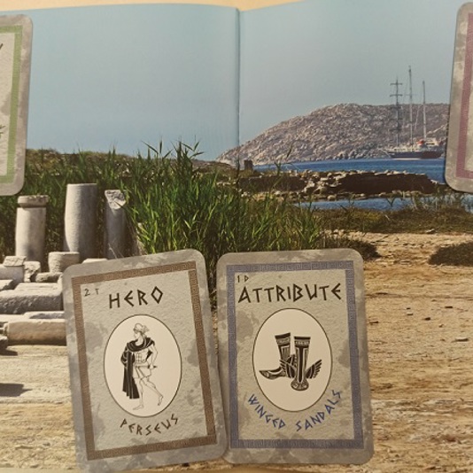 Série de jeux EmbarQ. Première édition : Jeu de cartes Mythes grecs.