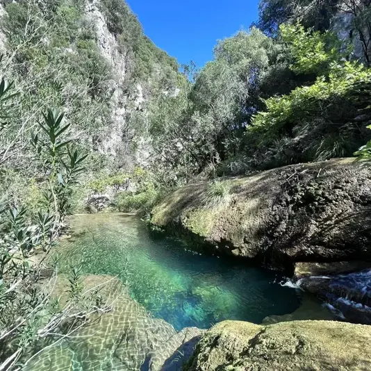 Polylimnio Waterfalls
